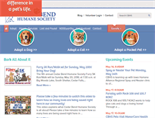 Tablet Screenshot of cedarbendhumane.org